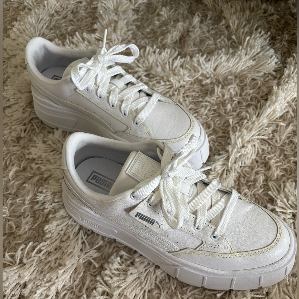 Puma white sneakers
